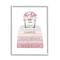 Stupell Industries Pink Rose Bouquet Fashion Style Bookstack Framed Wall Art